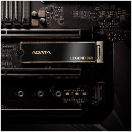 Твердотельный накопитель SSD M.2 2280 2TB ADATA LEGEND 960 [ALEG-960-2TCS] PCIe Gen4x4 with NVMe, 7400/6800, IOPS 750/630K, MTBF 2M, 3D NAND, 1560TBW, 0,43DWPD, Heat Sink, SMI SM2264, Work with PS5, RTL